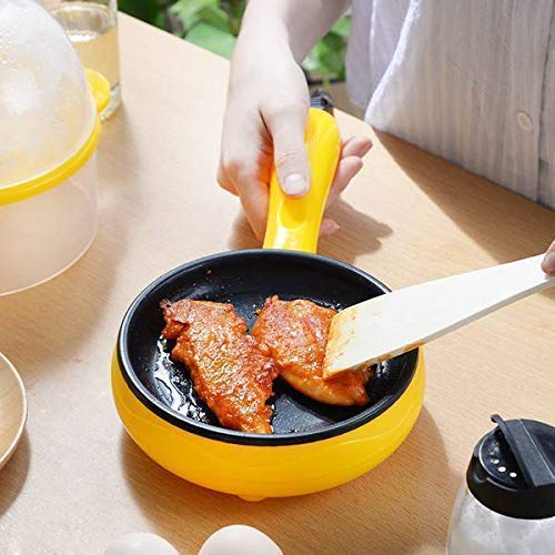 Multi functional Electric 2 in 1 Egg Frying Pan with Egg Boiler Machine Measuring Cup with Handle Multi functional Electric 2 in 1 Egg Frying Pan with Egg Boiler Machine Measuring Cup with Handle
